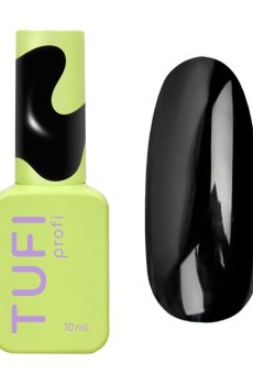 Гель-лак для ногтей Tufi profi Gel Polish 02 Ultra Black, 10 мл