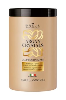 Маска для волосся Brelil Argan Crystals Deep Fusion Mask з аргановою олією, 1 л