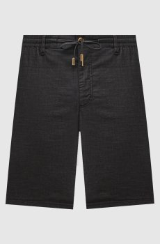 Серые шорты с патчем логотипа