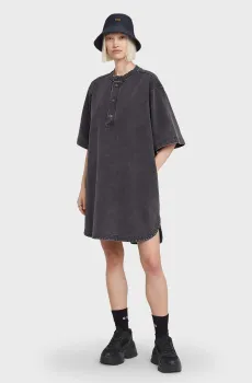 Женское темно-серое платье Balloon Серый S G-Star RAW D26079,D966