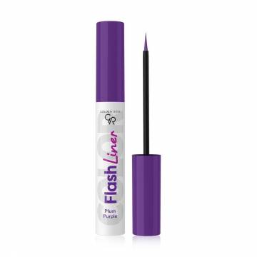 Жидкая подводка для глаз Golden Rose Flash Liner Colored Eyeliner 107 Plum Purple, 3.5 мл Жидкая подводка для глаз Golden Rose Flash Liner Colored Eyeliner 107 Plum Purple, 3.5 мл