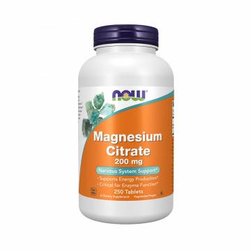 Цитрат магния Now Foods Magnesium Citrate 200 мг, 250 таблеток Цитрат магния Now Foods Magnesium Citrate 200 мг, 250 таблеток