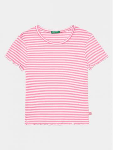 United Colors Of Benetton Футболка 3W5BC10H7 Рожевий Regular Fit United Colors Of Benetton Футболка 3W5BC10H7 Рожевий Regular Fit