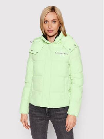 Calvin Klein Jeans Пуховик J20J219007 Зелений Regular Fit Calvin Klein Jeans Пуховик J20J219007 Зелений Regular Fit