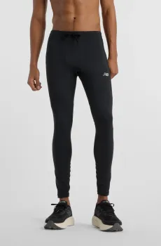 Мужские черные тайтсы NB Sleek Pocket Tight Черный L New Balance MP51273BK