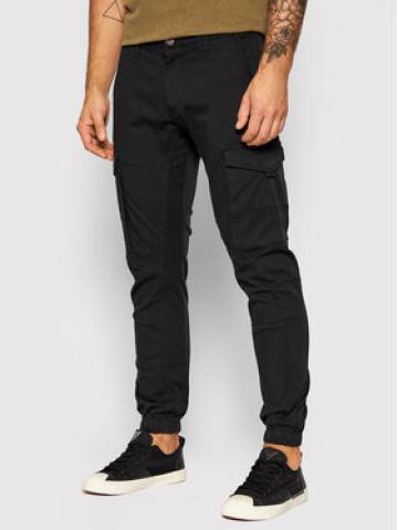 Jack&Jones Штани з тканини Paul 12139912 Чорний Tapered Fit Jack&Jones Штани з тканини Paul 12139912 Чорний Tapered Fit