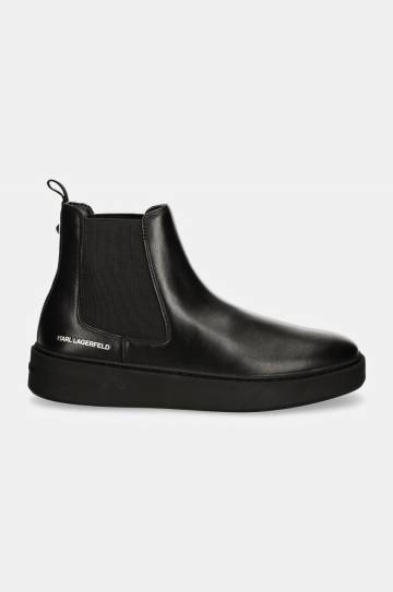 Кожаные полусапоги Karl Lagerfeld FLINT мужские цвет чёрный KL53340A Кожаные полусапоги Karl Lagerfeld FLINT мужские цвет чёрный KL53340A