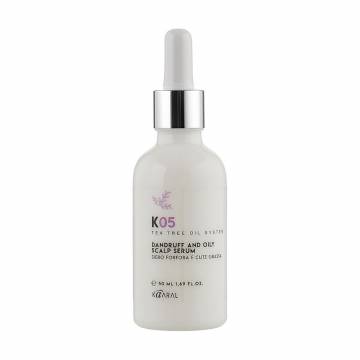 Уценка! Сыворотка Kaaral К05 Tea Tree Oil System Dandruff And Oily Sclap Serum против перхоти, для жирной кожи головы, 50 мл Уценка! Сыворотка Kaaral К05 Tea Tree Oil System Dandruff And Oily Sclap Serum против перхоти, для жирной кожи головы, 50 мл