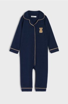 Бавовняний сліп для немовлят - темно-синій