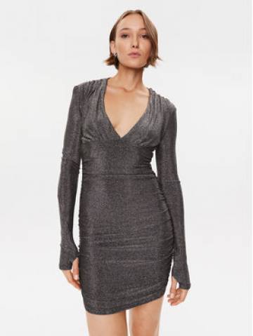 Silvian Heach Коктейльна сукня CVA23118VE Чорний Slim Fit Silvian Heach Коктейльна сукня CVA23118VE Чорний Slim Fit
