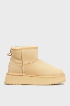 Женские бежевые замшевые угги Leena Бежевый 38 PRPY PRFAS7703W