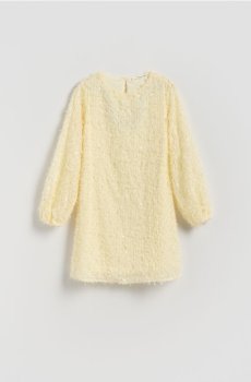 Reserved - Сукня з паєтками - світло-жовтий - 324IB-10X