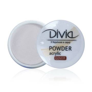 Акриловая пудра для ногтей Divia Acrylic Powder Cover Камуфлирующая, AC27 Light Nude, 32 г Акриловая пудра для ногтей Divia Acrylic Powder Cover Камуфлирующая, AC27 Light Nude, 32 г