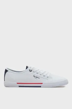 Мужские белые кеды BRADY MEN BASIC Белый 40 Pepe Jeans PMS30816
