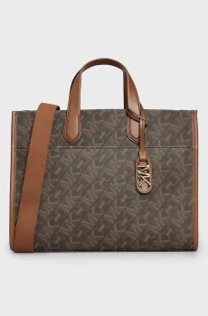 Женская коричневая сумка с узором GIGI LG GRAB TOTE Коричневый ONESIZE Michael Kors 30H3G3GT3B