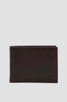 Мужской коричневый кожаный кошелек Коричневый ONESIZE Levi’s® D5489;0001