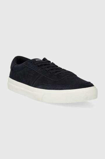 Замшевые кроссовки Tommy Hilfiger TH CUPSET SUEDE цвет синий FM0FM04977 Замшевые кроссовки Tommy Hilfiger TH CUPSET SUEDE цвет синий FM0FM04977