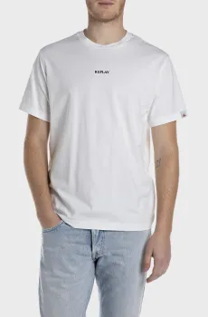 Мужская белая футболка Белый XXL Replay M3048 .000.2660