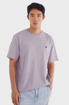Мужская сиреневая футболка Сиреневый L SPRINGFIELD 7122284