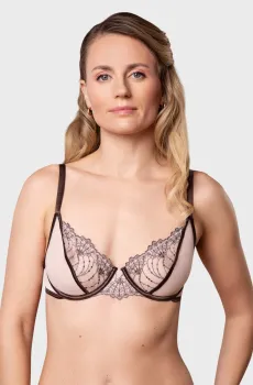 Женский бежевый бюстгальтер Бежевый 75C brabrabra SLZ28001077