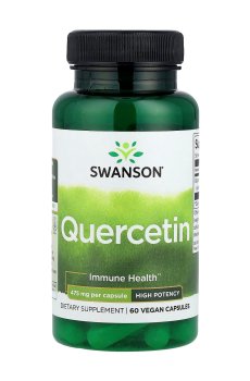 Уценка! Кверцетин Swanson Quercetin 475 мг, 60 веганских капсул