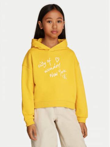 Calvin Klein Jeans Світшот City Graphic IG0IG02645 Жовтий Regular Fit Calvin Klein Jeans Світшот City Graphic IG0IG02645 Жовтий Regular Fit