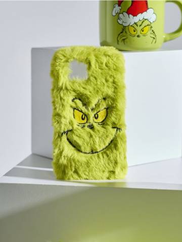 Чохол для iPhone 11/XR Grinch - жовто-зелений Чохол для iPhone 11/XR Grinch - жовто-зелений