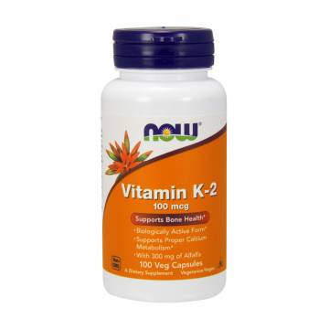 Витамин K2 NOW foods Vitamin K-2, 100 мкг, 100 капсул Витамин K2 NOW foods Vitamin K-2, 100 мкг, 100 капсул