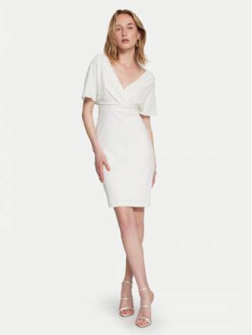 Joseph Ribkoff Коктейльна сукня 241761 Écru Slim Fit Joseph Ribkoff Коктейльна сукня 241761 Écru Slim Fit