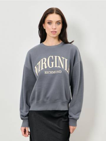 Світшот crewneck - антрацитовий Світшот crewneck - антрацитовий