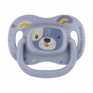 Пустышка Canpol Babies Cute Animals силиконовая, симметричная, голубая, от 6 до 18 месяцев, 1 шт (34/925_blu) Пустышка Canpol Babies Cute Animals силиконовая, симметричная, голубая, от 6 до 18 месяцев, 1 шт (34/925_blu)