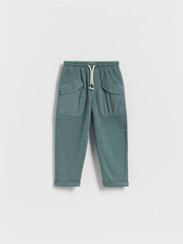 Reserved - BOYS` TROUSERS - сіро-зелений - 809DO-96X Reserved - BOYS` TROUSERS - сіро-зелений - 809DO-96X