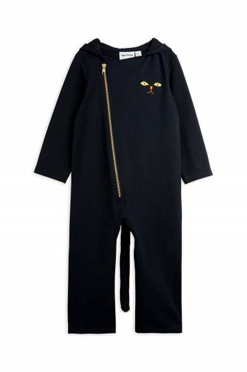 Детский комбинезон Mini Rodini цвет чёрный 2474012299 Детский комбинезон Mini Rodini цвет чёрный 2474012299