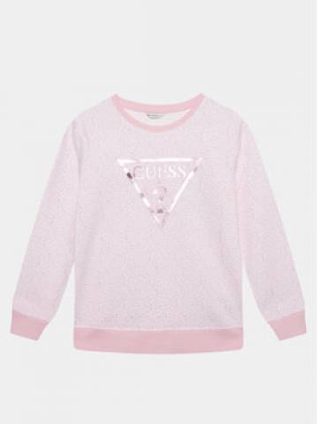 Guess Світшот J4GQ01 KA6R3 Рожевий Regular Fit Guess Світшот J4GQ01 KA6R3 Рожевий Regular Fit