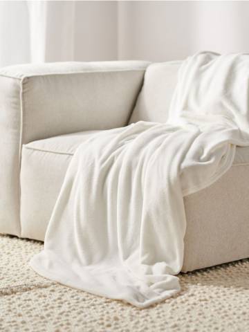 Плед - кремовий