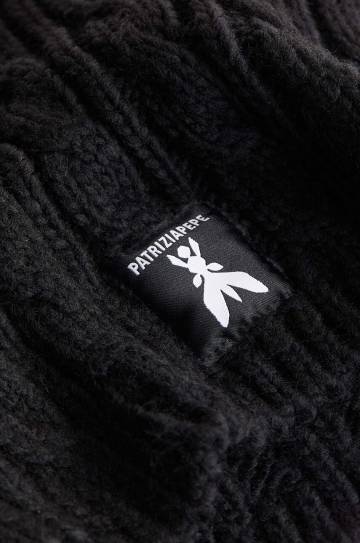Детский снуд Patrizia Pepe K217 цвет чёрный однотонный 7F0020 Детский снуд Patrizia Pepe K217 цвет чёрный однотонный 7F0020