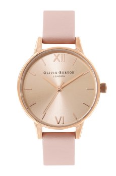 Olivia Burton Women The England Leather Strap Analogue Watch OB16EN14