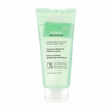 Гель-дезодорант для душа SVR Spirial Deo-Douche Deodorizing Cleansing Gel, 200 мл Гель-дезодорант для душа SVR Spirial Deo-Douche Deodorizing Cleansing Gel, 200 мл