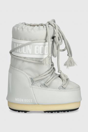 Детские сапоги Moon Boot ICON NYLON цвет серый 80D1400440 Детские сапоги Moon Boot ICON NYLON цвет серый 80D1400440