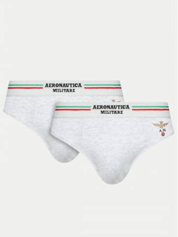 Aeronautica Militare Набір з 2 пар сліпів AM1USL001 Сірий Aeronautica Militare Набір з 2 пар сліпів AM1USL001 Сірий