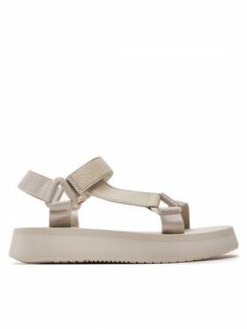 Calvin Klein Jeans Босоніжки Sandal Velcro Webbing Dc YW0YW01353 Бежевий Calvin Klein Jeans Босоніжки Sandal Velcro Webbing Dc YW0YW01353 Бежевий