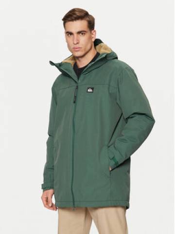 Quiksilver Куртка парка Overcast 3K EQYJK04087 Зелений Regular Fit Quiksilver Куртка парка Overcast 3K EQYJK04087 Зелений Regular Fit