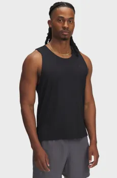 Мужская черная майка UA LAUNCH ELITE SINGLET Черный M Under Armour 1389800-001