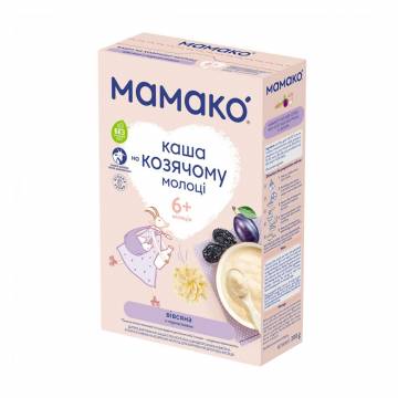 Детская молочная каша МАМАКО овсяная с черносливом на козьем молоке, от 6 месяцев, 200 г Детская молочная каша МАМАКО овсяная с черносливом на козьем молоке, от 6 месяцев, 200 г