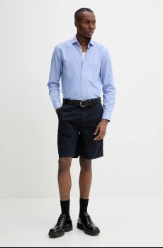 Рубашка с примесью льна HUGO