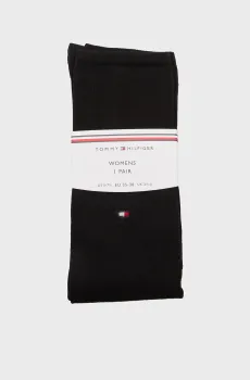 Женские черные гольфы KNEEHIGH Черный 35-38 Tommy Hilfiger 443030001