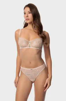 Женский пудровый бюстгальтер Розовый 70D MARC&ANDRE S26-0411-06-BNS-LY