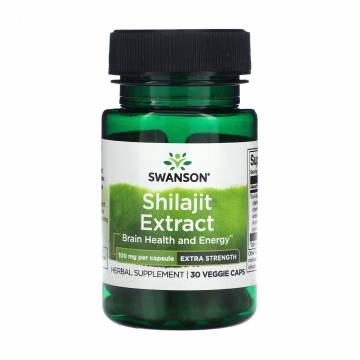Экстракт мумие Swanson Shilajit Extract 100 мг, 30 веганских капсул