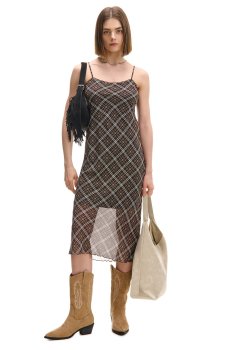 Cropp - Сукня міді - сіро-фіолетовий