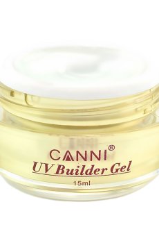 Конструирующий гель для наращивания ногтей Canni 314 White белый, 15 мл